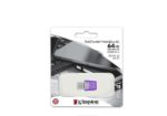 Memorie USB Kingston microDuo 3C 64 GB, USB 3.0, Purpuriu - Image 3