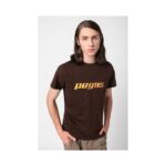 TRICOU  LOGO ORANGE BARBATI   COFFEE-XL