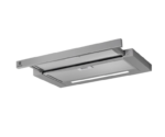 Hota telescopica incorporabila; Seria 600; 60 cm; 1 motor; 3 viteze; 2 filtre de aluminiu lavabile;  Putere de absorbtie - 600 mc/h; Inox