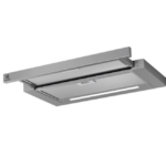 Hota telescopica incorporabila; Seria 600; 60 cm; 1 motor; 3 viteze; 2 filtre de aluminiu lavabile;  Putere de absorbtie - 600 mc/h; Inox
