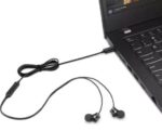 Casti In-ear LENOVO 4XD1J77351, Cu fir, Negru