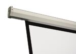 Ecran proiectie electric, perete/tavan, 200 x 150 cm, Blackmount, cutelecomanda, Format 4:3