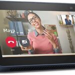 Boxa inteligenta Amazon Echo Show 5 (2nd Gen), 5.5" Touch Screen, Camera 2 MP, Wi-Fi, Bluetooth, albastru