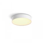 Plafoniera LED Philips Hue Enrave, Bluetooth, 9.6W, 1220 lm, luminaalba(2200-6500K), IP20, 26.1cm, Alb, Intrerupator cu variator inc lus