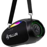 Boxa portabila Tellur BT 5.3 Obia Pro, putere maxima 60W,  sensibilitate 80 dB, autonomie 12 ore, lumini LED, negru - Image 2