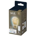 Bec LED inteligent vintage (decorativ) WiZ Connected Filament Gold A60 ,Wi-Fi, E27, 6.7W (50W), 640 lm, lumina alba (2000-5000K), compatibilGoogle Assistant/Alexa/Siri - Image 2