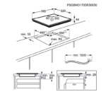 Plita incorporabila Electrolux EIT61443B, Inductie, 4 zone de gatit, Touch control, 60 cm, Sticla neagra - Image 3
