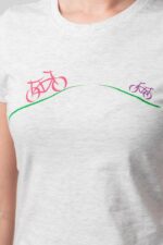 TRICOU CASUAL BICICLETE FAMILIE FEMEI LIGHT GREY-XL - Image 5