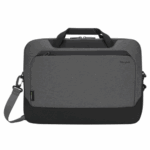 Geanta laptop slim Targus Cypress, EcoSmart, pentru laptopuri de 15.6" sau mai mici, material ECO 300, dimensiuni: 42 x 4.5 x 35 cm, dimensiune compartiment laptop: 38.7 x 26.5 x 2.5 cm, greutate 0.76 kg, gri