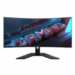 Monitor Commercial Gigabyte GS34WQC, 34", 3440 x 1440 pixeli, Black, 3 ani Garantie