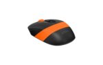 Mouse A4tech, gaming, wireless, optic, 2000 dpi, negru / portocaliu - Image 4