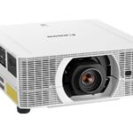 Proiector CANON WUX5800, LCOS reflective display, TFT Active Matrix, 1920 x 1200 (WUXGA), 2,304,000 pixels, 5800 lumeni, 2000:1,lampa 4.000 ore EcoMode, boxa 1 W,  DVI-I 29-pin, HDMI , RJ-45,  Mini D-Sub 15-pin, 3.5mm stereo mini-jack, USB Type A, Mini D-Sub 9-pin, WI-FI, culoare alba.