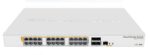 Mikrotik 24Port, 4 SFP, POE swirtch CRS328-24P-4S+RM, CPU: 800 MHz, Ram: 512Mb, 16Mb Flash, 24 x 10/100/1000, 4 x SFP, 2 x ventilatoare, dimensiuni: 443 x 300 x 44 mm, PoE out: 802.3af/at.