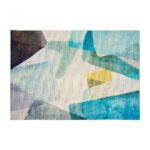 Covor printat, FOREST 160x230 cm, lavabil cu spate antialunecare, inaltime fir 3mm
