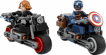 MOTO.BLACK WIDOW&C. AMERICA, 76260 LEGO - Image 4