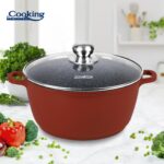 SEMIOALA ALUMINIU+CAPAC 40X17.5CM, 18.6L, CALABRIA, COOKING BY HEINNER - Image 2