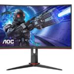 Monitor AOC 31.2" C32G2ZE/BK, Curvature: 1500R, Diagonal (inch): 31.2, Diagonal (cm): 80, Aspect ratio: 16:9, Panel: VA, Resolution: 1920x1080, Refresh Rate: 240Hz, Response time GtG: 4ms, Response time MPRT: 1ms, Brightness (max): 300 cd/m², Contrast (static) : 4000:1, Contrast (dynamic): 80M:1