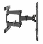 Suport TV de perete Serioux TV61-466, compatibilitate  dimensiune ecran: 37"-80", compatibilitate VESA: 200x200, 300x200, 400x200, 300x300, 400x300, 400x400, 600x400, greutate maximă suportata: 65kg, distanta fata de perete: 77~428mm, inclinare: +3°~-15°, pivotare:  +60°~-60°, nivel ecran: +3°~-3° - Image 7