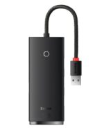 Docking Station Baseus Metal Gleam, Card reader SD/MicroSD, albastru