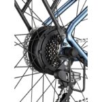 Bicicleta electrica Ulzomo Metro 26 E-bike, 250W, 36V 17Ah, autonomie 100km, viteza maxima 25km/h, Blue, 26'' - Image 6