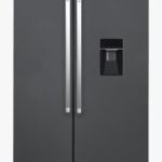 Side by Side HEINNER HSBS-HM529NFINVDGWDE++, No Frost, 529 L, Clasa E, Dozator apa, Gri antracit texturat