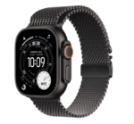 Apple Watch Ultra 3 GPS + Cellular 49mm Black Titanium Case with Black Titanium Milanese Loop - Small - Image 2